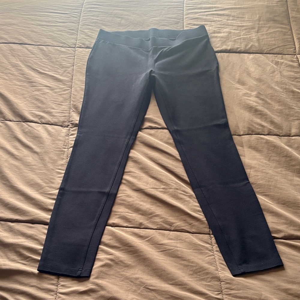 a.n.a Black Ponte Skinny Leg Pants